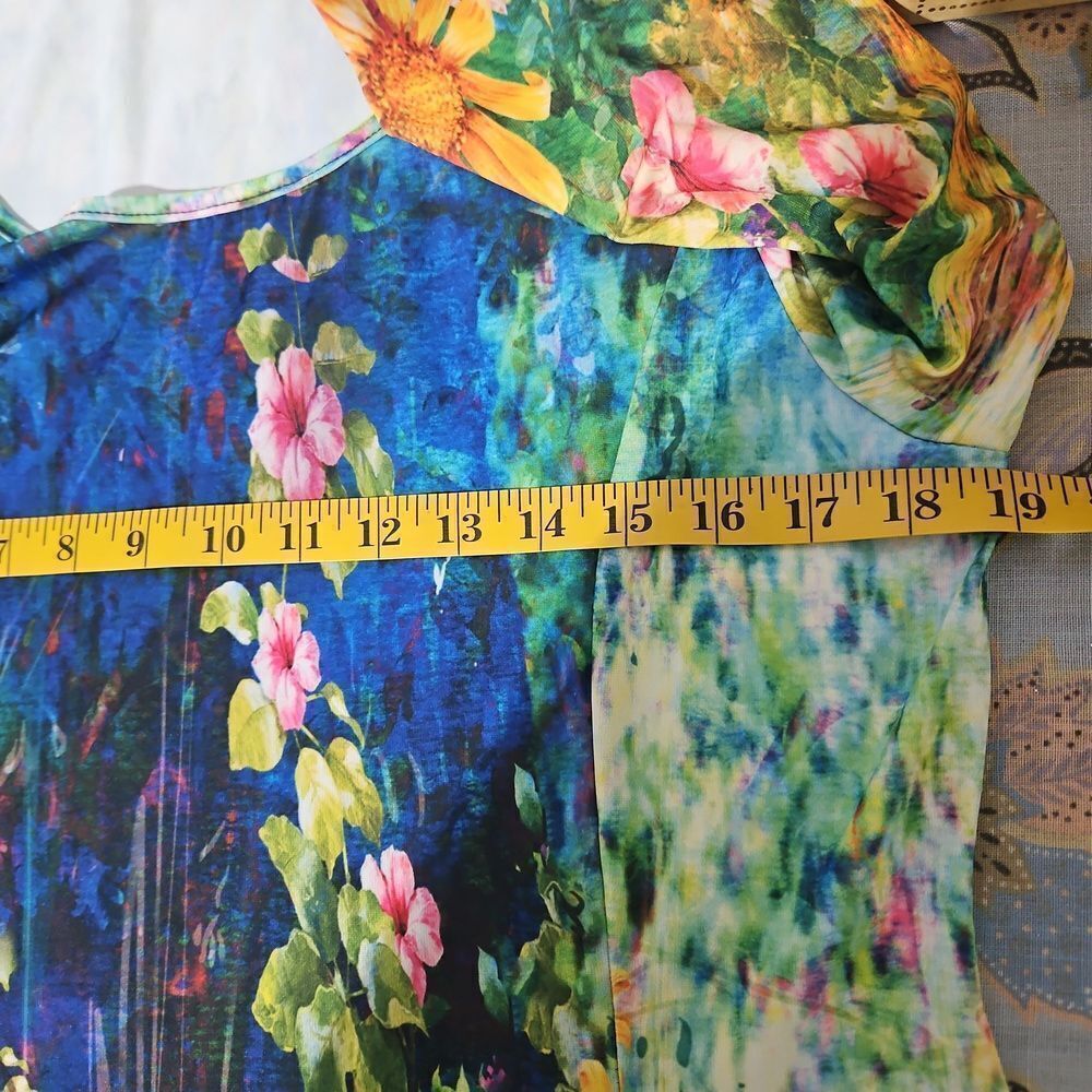 LILY Floral Print Casual Pullover Dress - Picture 7 of 8